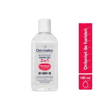 Dermalex Alcoholische Handgel 2-in-1 100 ml flacon