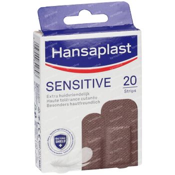 Hansaplast Sensitive Dark 20 stuks
