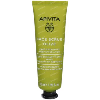 Apivita Face Scrub Olive Deep Exfoliation 50 ml