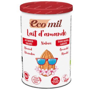 Ecomil Amandelmelk zonder Suiker 400 g