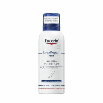 Eucerin UreaRepair PLUS 10% Urea Voetschuim Zeer Droge en Ruwe Huid 150 ml