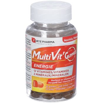Forté Pharma Multivit 4G Energie 60 kauwgummies