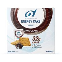 6D Sports Nutrition Energy Cake Chocolate 6x44 g barre