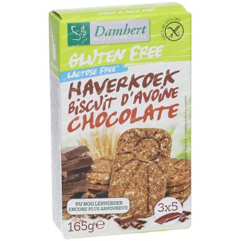 Damhert Gluten Free Haverkoek Chocolade 3x5 stuks