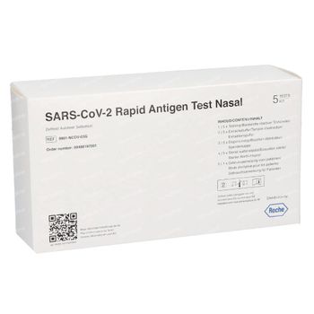 Roche SARS-CoV-2 Nasale Sneltest 5 stuks