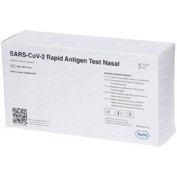 Roche SARS-CoV-2 Nasale Sneltest 5 stuks