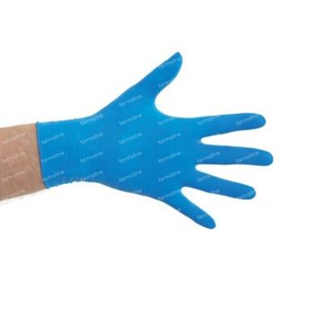 CMT Handschoenen Latex Poedervrij Blauw Small 100 stuks