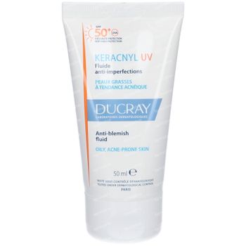 Ducray Keracnyl UV Anti-Imperfectie Fluide 50 ml dagcrème