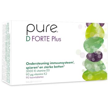 Pure D Forte+ 90 kauwtabletten