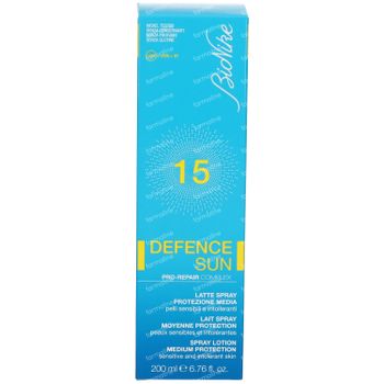 BioNike Defence Sun Spray Lotion SPF15 200 ml zonnecrème