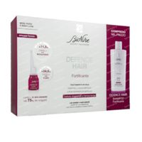Bionike Defence Hair Fortifying Lotion Ampoules + Fortifying Shampoo DUO pièce