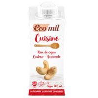 Ecomil Cuisine Cajou sans Sucre 200 ml
