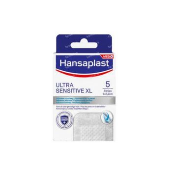 Hansaplast Ultra Sensitive XL 5 x 7,2 cm 5 stuks