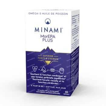 Minami MorEPA Plus 60 capsules