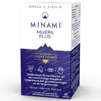 Minami MorEPA Plus 60 capsules