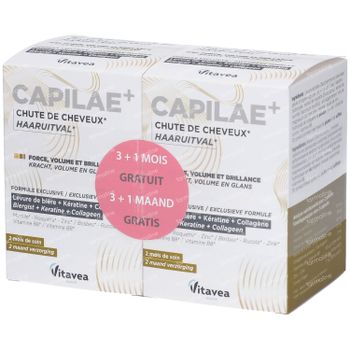 Nutrisanté Capilaé+ Haaruitval DUO 2x120 capsules