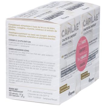 Nutrisanté Capilaé+ Haaruitval DUO 2x120 capsules