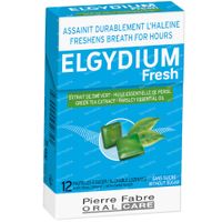 Elgydium Fresh Zuigtabletten Zonder Suiker 12 stuks