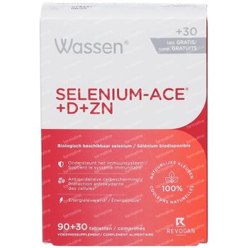 Selenium-ACE®+D+Zn + 30 Tabletten GRATIS 90+30 tabletten
