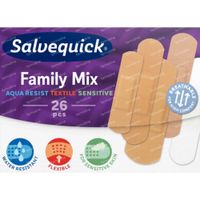 Salvequick® Family Mix 26 pansements