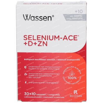 Selenium-ACE®+D+Zn + 10 Tabletten GRATIS 30+10 tabletten