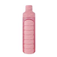 YOS Water Bottle & Pill Box Weekly Perfect Pink 1 bouteille