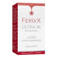 FerixX Ultra 45 Ijzer - Vitamine B12 90 tabletten