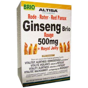 Altisa® Rode Ginseng + Koninginnenbrij 60 tabletten