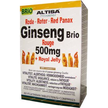 Altisa® Rode Ginseng + Koninginnenbrij 60 tabletten