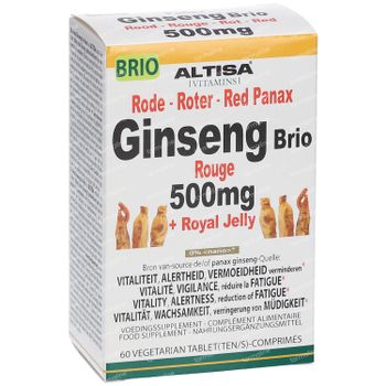 Altisa Rode Ginseng + Koninginnenbrij 60 tabletten