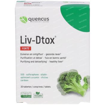 Quercus Liv-Dtox® Forte 30 tabletten