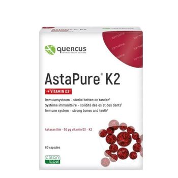 Quercus AstaPure® K2 + Vitamin D3 60 softgels