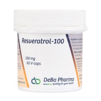 DeBa Pharma Resveratrol-100 Nieuwe Formule 60 capsules