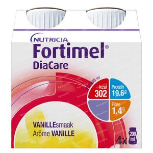 Fortimel DiaCare Vanille 4x200 ml boisson