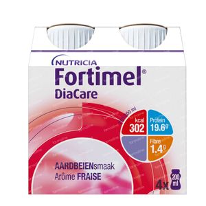 Fortimel DiaCare Strawberry 4x200 ml