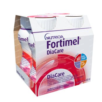 Fortimel DiaCare Aardbei 4x200 ml