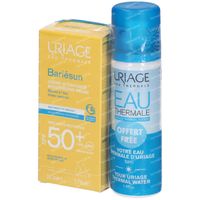 Uriage Bariésun Moisturizing Cream Hydratační Krém Na Opalování Spf 50+ 50 Ml + Termální Voda 50 Ml Zdarma