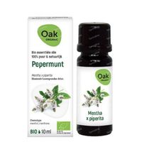 Oak Pepermunt Essentiële Olie Bio 10 ml