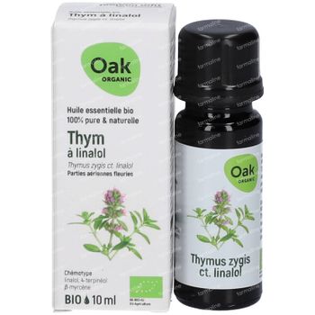 Oak Tijm Linalool Essentiële Olie Bio 10 ml