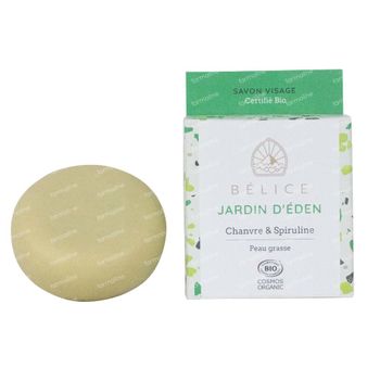 Bélice Jardin d'Eden Zeepblokje Gelaat Gemengde tot Vette Huid Bio 80 g