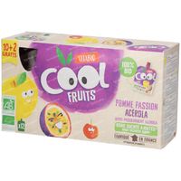 Vitabio Cool Fruits Appel - Passievrucht Bio 12x90 g