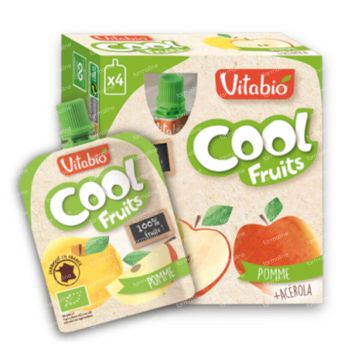 Vitabio Cool Fruits Appel Bio 12x90 g