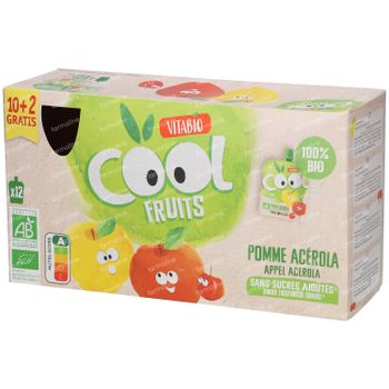 Vitabio Cool Fruits Appel Bio 12x90 g