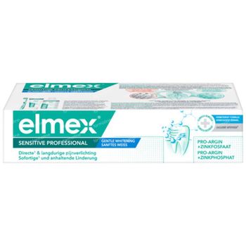 elmex® Sensitive Professional Gentle Whitening Tandpasta DUO 2x75 ml tandpasta