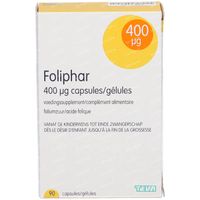 Foliphar Foliumzuur 400 µg 90 capsules