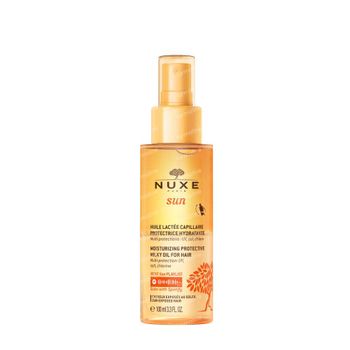 Nuxe Sun Huile Lactée Capillaire Protectrice Hydratante 100 ml huile