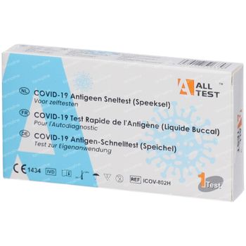 AllTest Covid-19 Antigeen Sneltest - Speekseltest 1 stuk