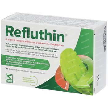 Refluthin® Munt 48 kauwtabletten
