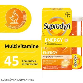 Supradyn® Energy 45 comprimés effervescents