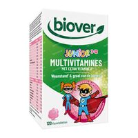 Biover Junior Multivitamines Extra D Framboise 120 comprimés